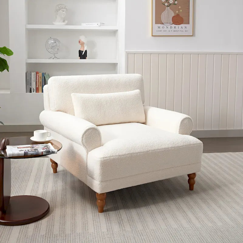 Poltrona d'accento in velluto da 37.8 con supporto lombare ergonomico