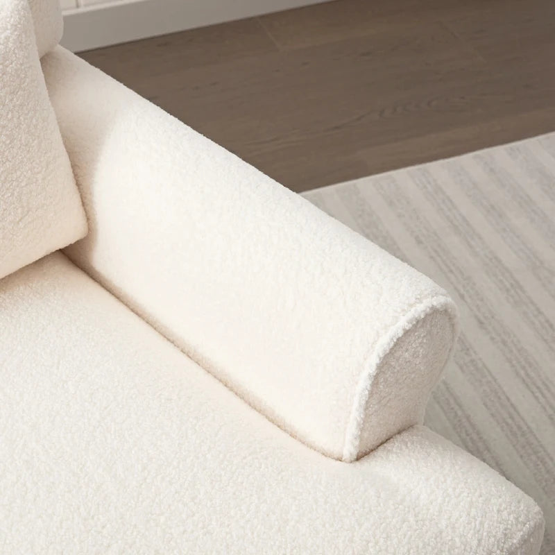 Poltrona d'accento in velluto da 37.8 con supporto lombare ergonomico