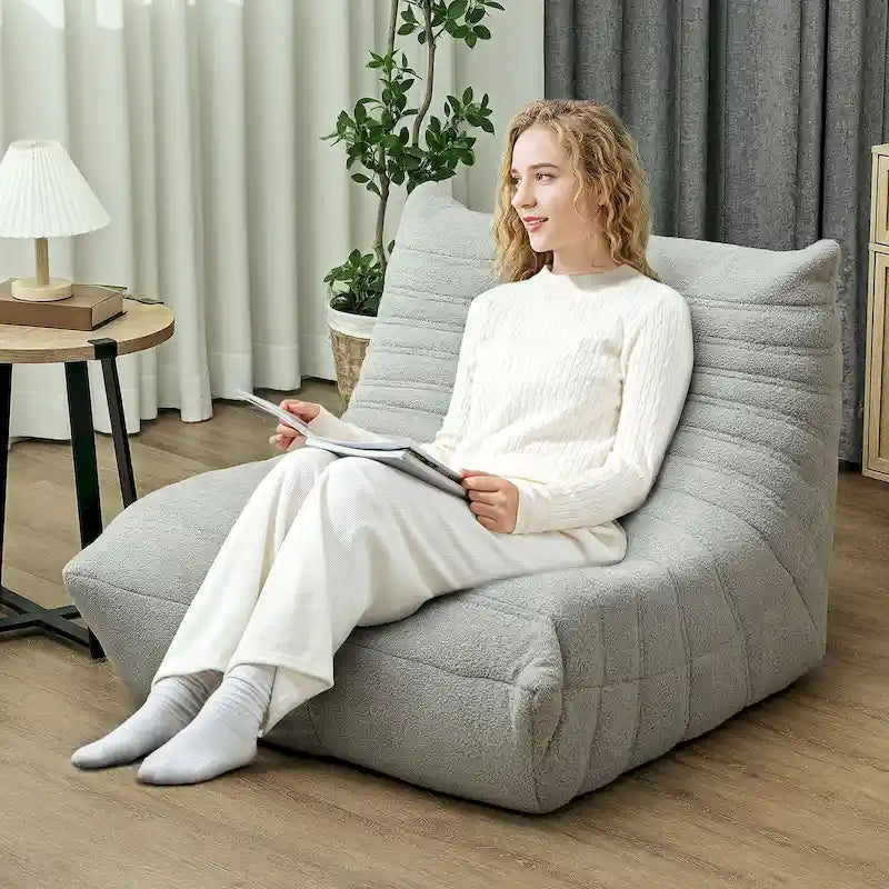 Oversized Bean Bag Chair for Adults with High Density Foam
