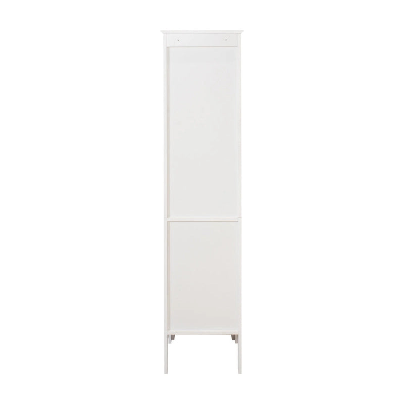 Mobile da bagno stretto indipendente a 5 ripiani con 2 ante a persiana - 15.35 x 15.35 x 63.00
