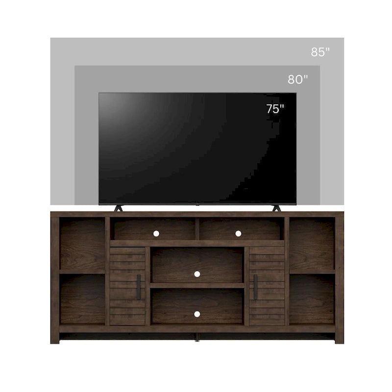 74" TV Stand Console for TVs up to 85" - No Assembly Required