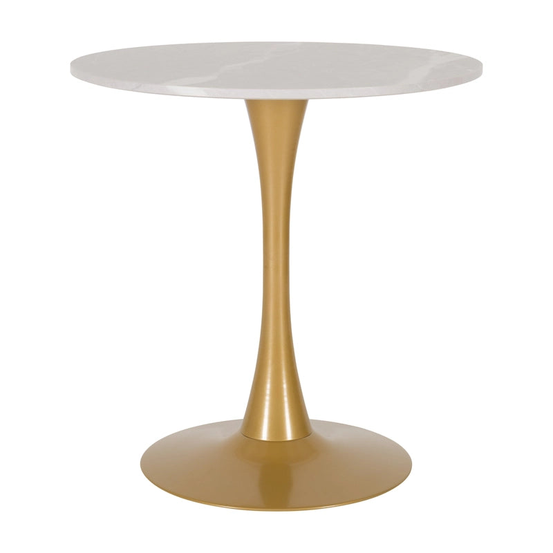 Table bistrot ronde de 28" avec pied central