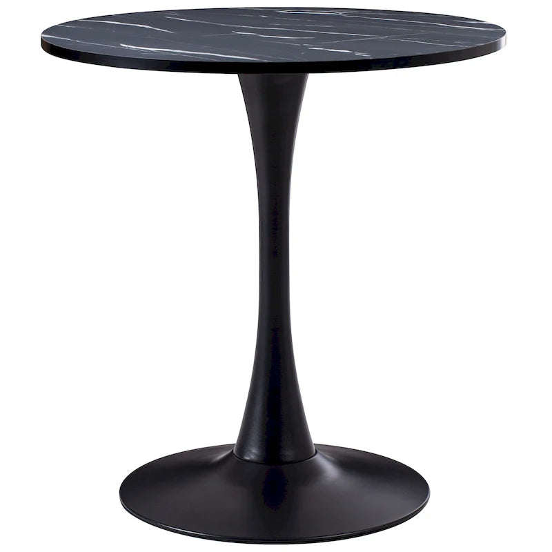 Table bistrot ronde de 28" avec pied central