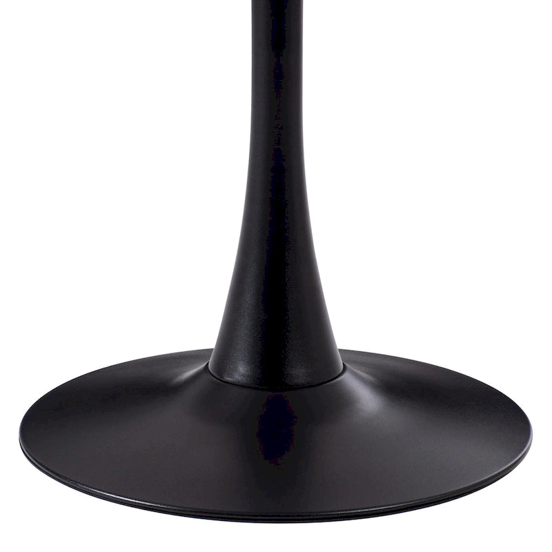 Tavolo da bistrot rotondo da 28" con base a piedistallo