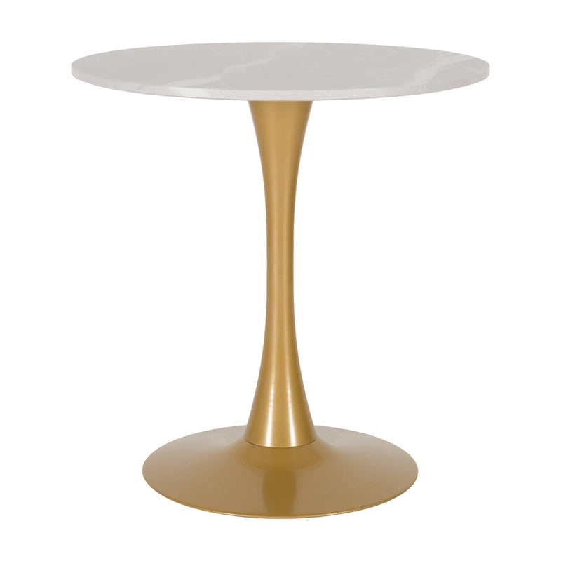 Tavolo da bistrot rotondo da 28" con base a piedistallo