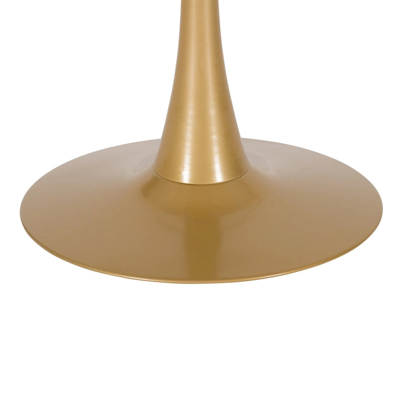 Tavolo da bistrot rotondo da 28" con base a piedistallo