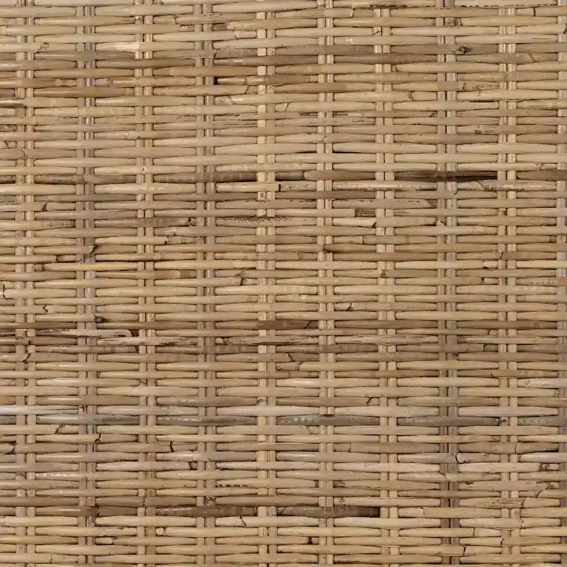 Testiera in rattan intrecciato a mano - montaggio a parete