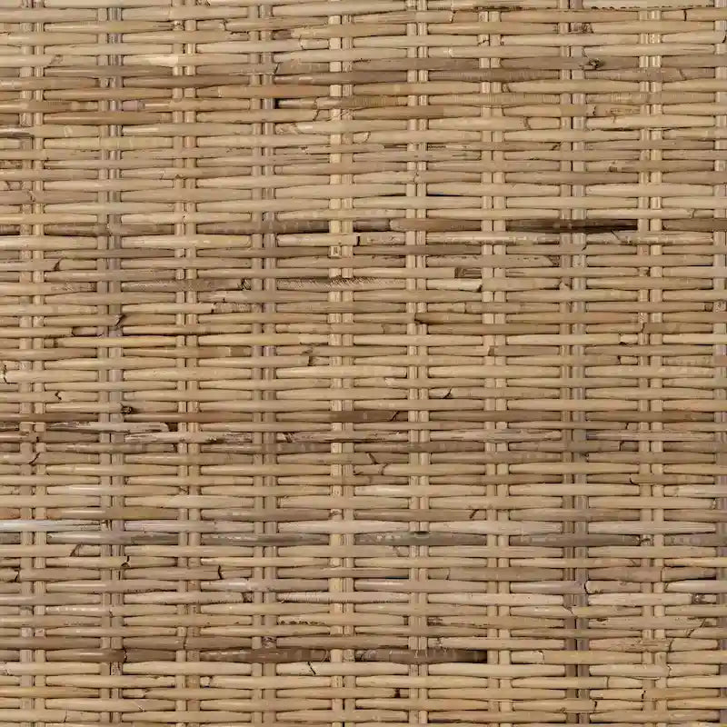 Testiera in rattan intrecciato a mano - montaggio a parete