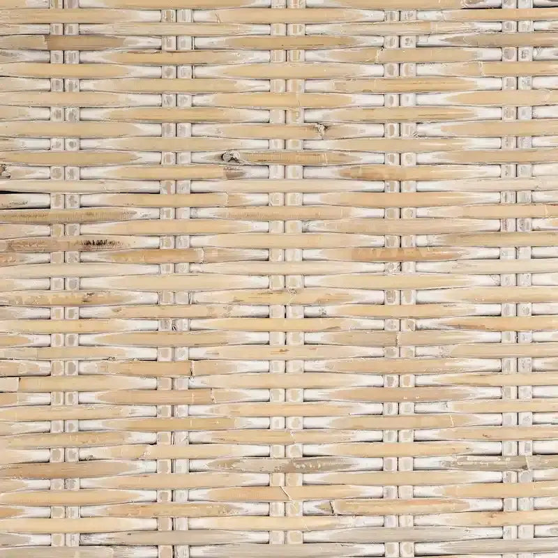 Testiera in rattan intrecciato a mano - montaggio a parete