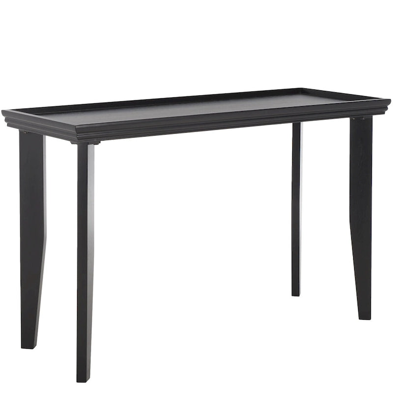 Console con gambe curve e piano incassato - 47x19x29