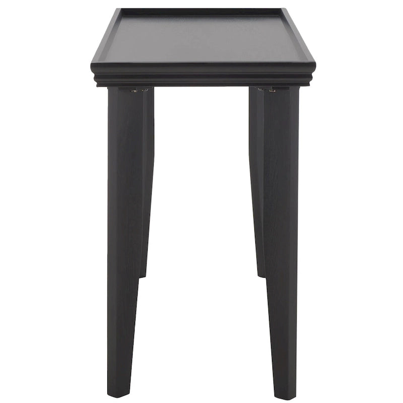 Console con gambe curve e piano incassato - 47x19x29