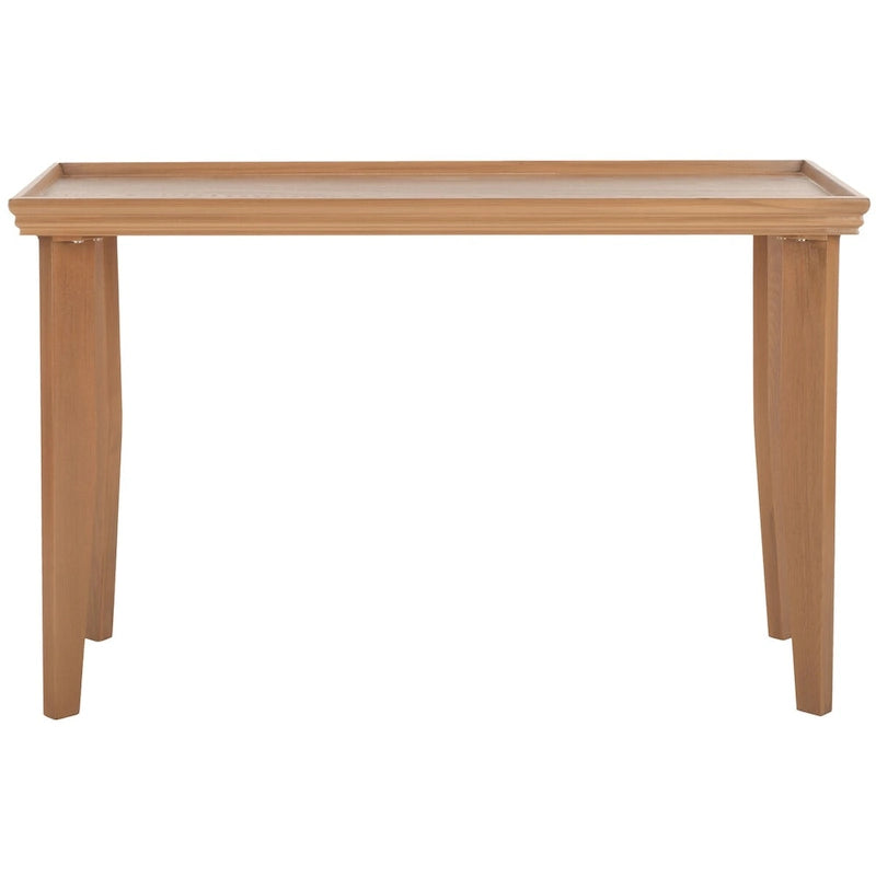 Console con gambe curve e piano incassato - 47x19x29