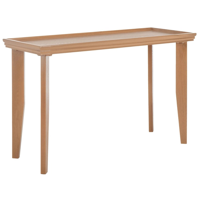 Console con gambe curve e piano incassato - 47x19x29