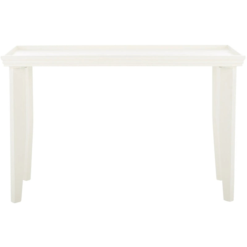 Console con gambe curve e piano incassato - 47x19x29