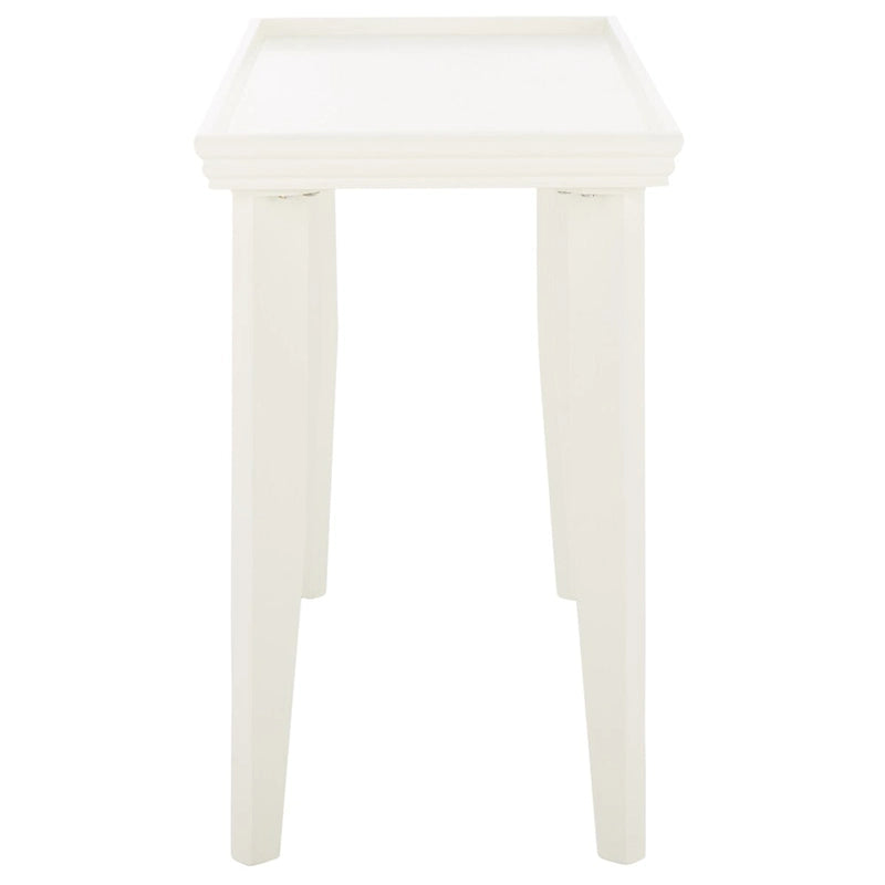 Console con gambe curve e piano incassato - 47x19x29