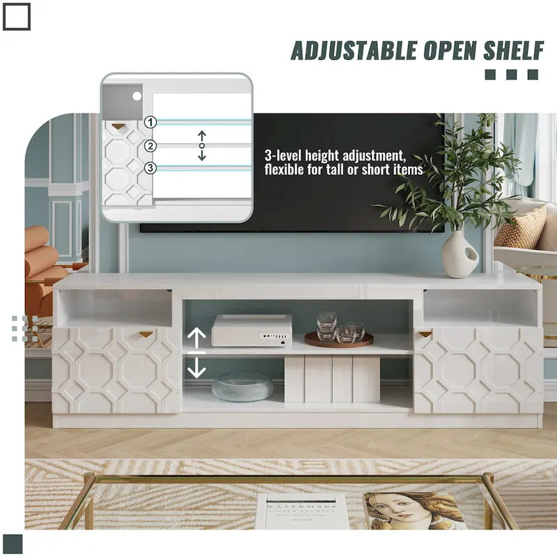 70 High Gloss TV Stand