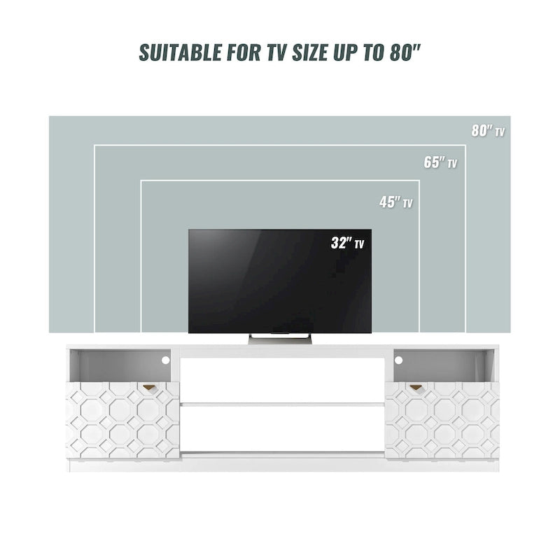 70 High Gloss TV Stand