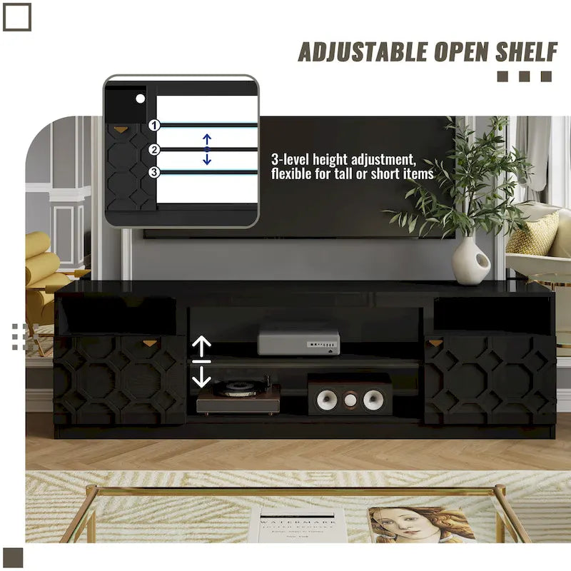 70 High Gloss TV Stand