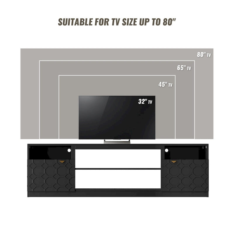 70 High Gloss TV Stand