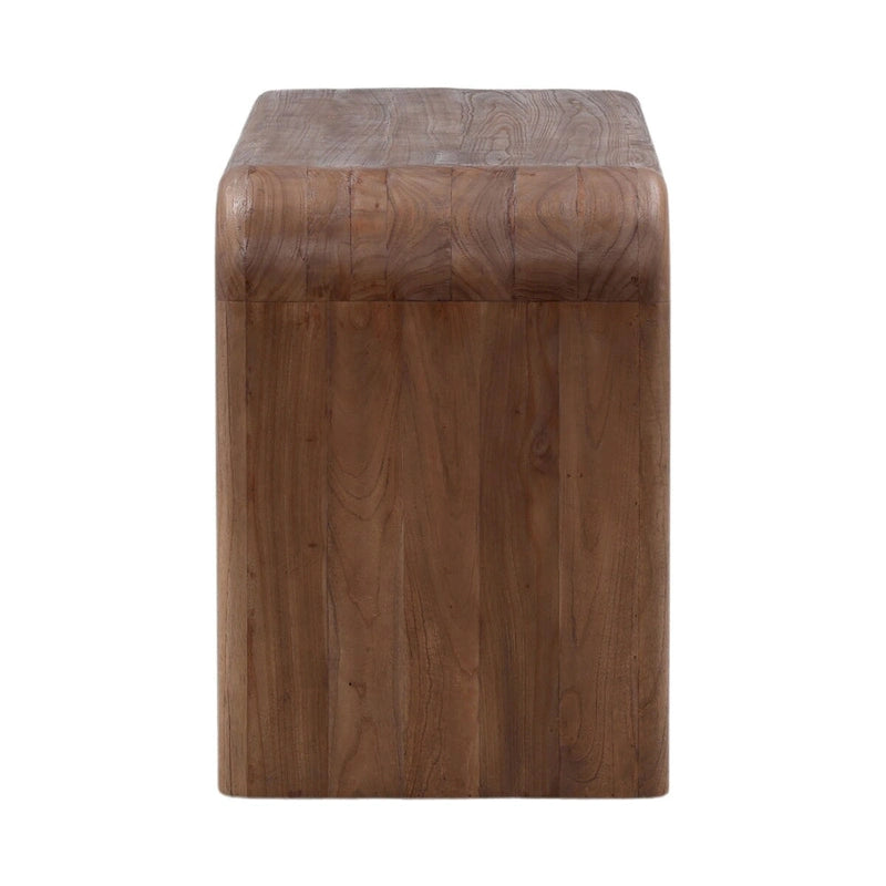 Bureau d'écriture de 55 pouces marron moyen - bois de mindi
