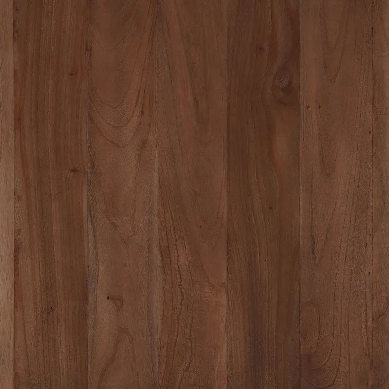 Bureau d'écriture de 55 pouces marron moyen - bois de mindi