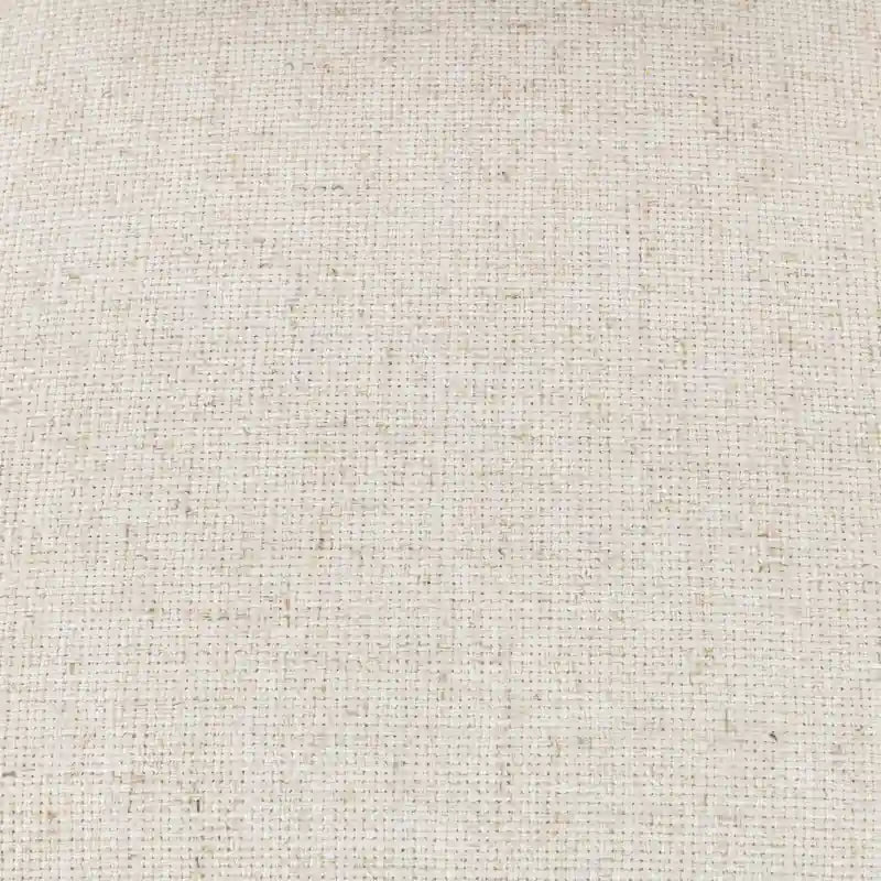 Sedia da pranzo imbottita in misto lino con gambe in legno di gomma - Set da 2