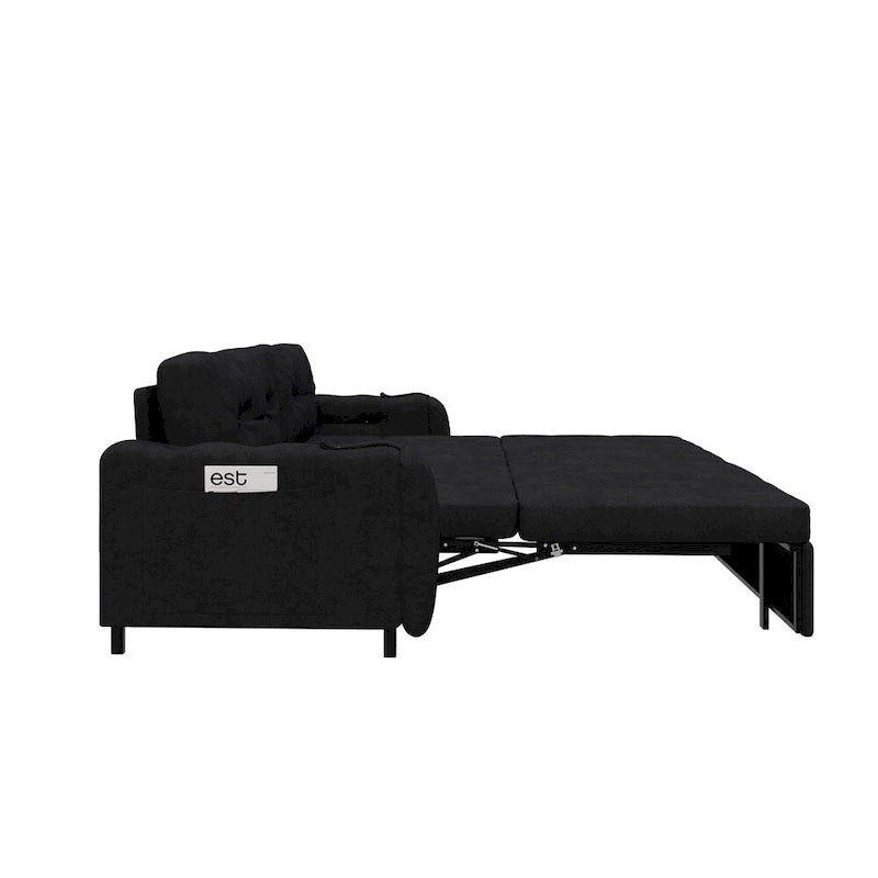 Divano letto queen size da 66" con materasso estraibile e sistema idraulico